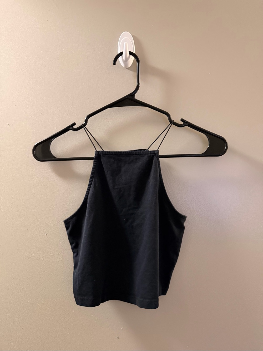 ASOS Black High Neck Spaghetti Strap Camisole